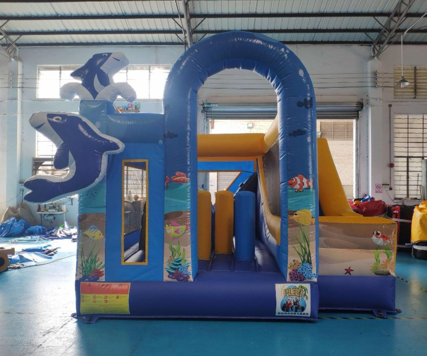 Châteaux gonflables Dauphins