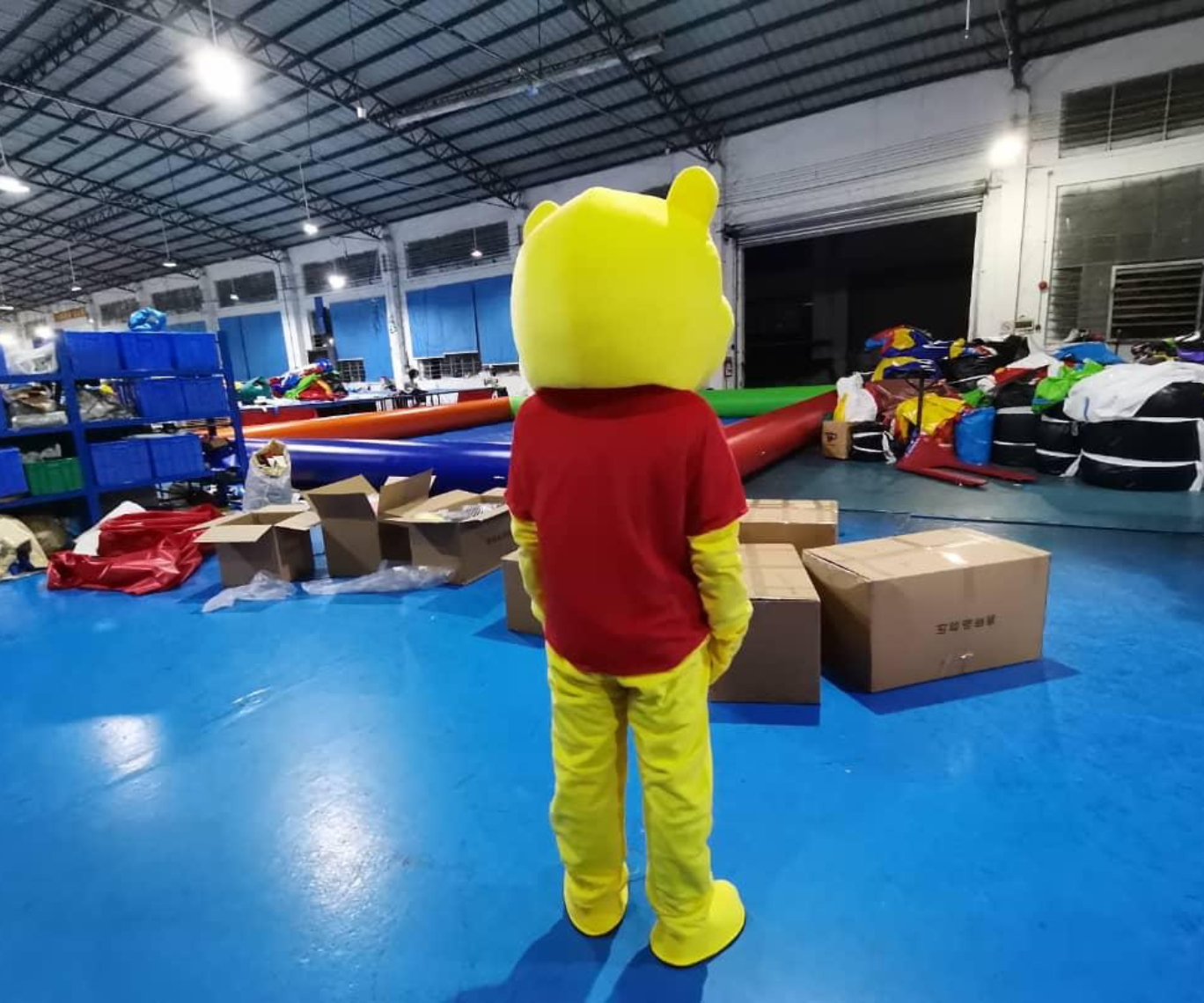 Mascotte Winnie l'Ourson