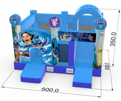 Château Gonflable Lilo & Stitch