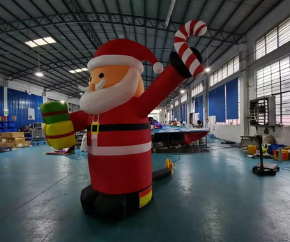 Père Noel gonflable