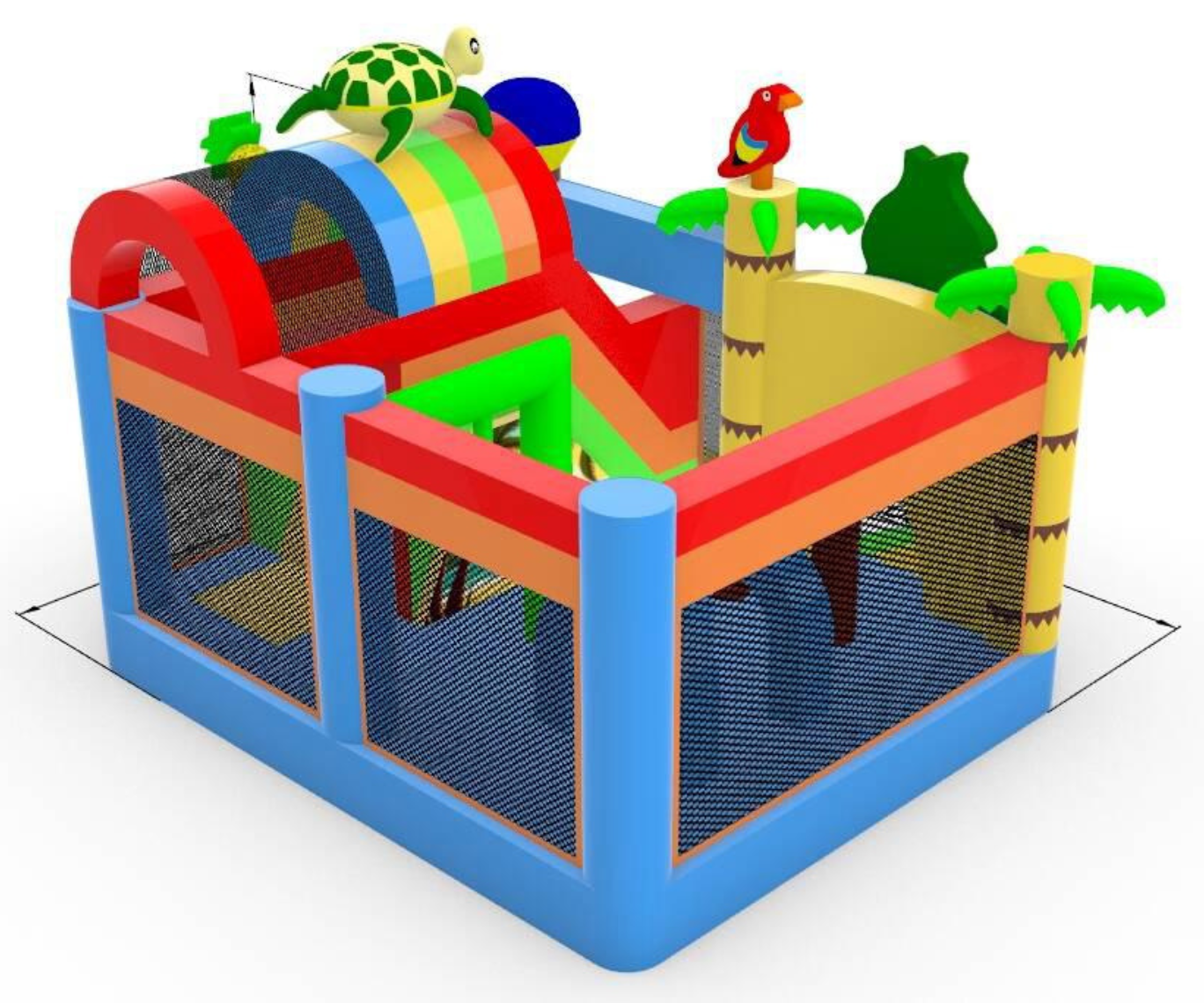 Château gonflable Aloha