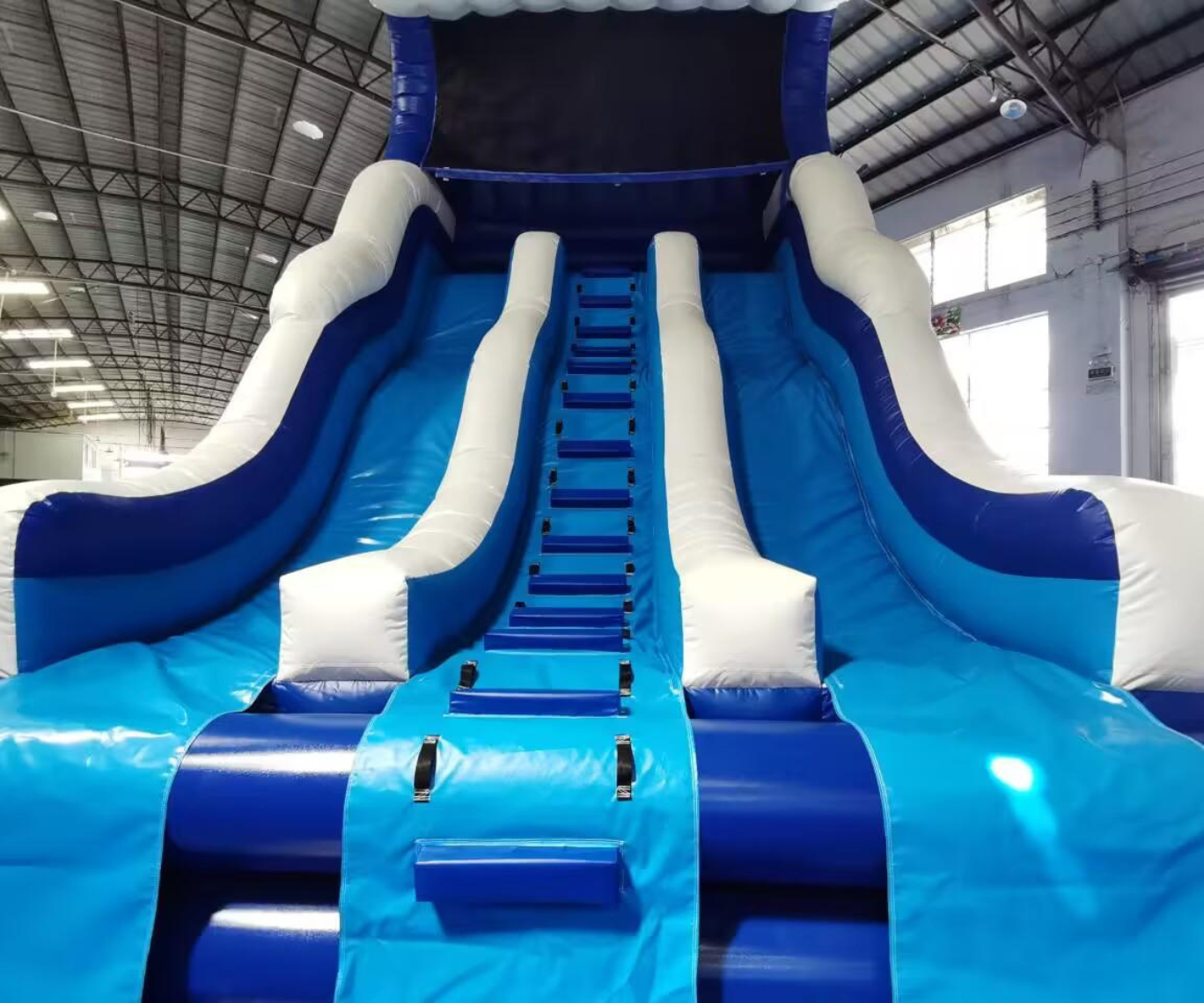 Toboggan gonflable aqua land 01